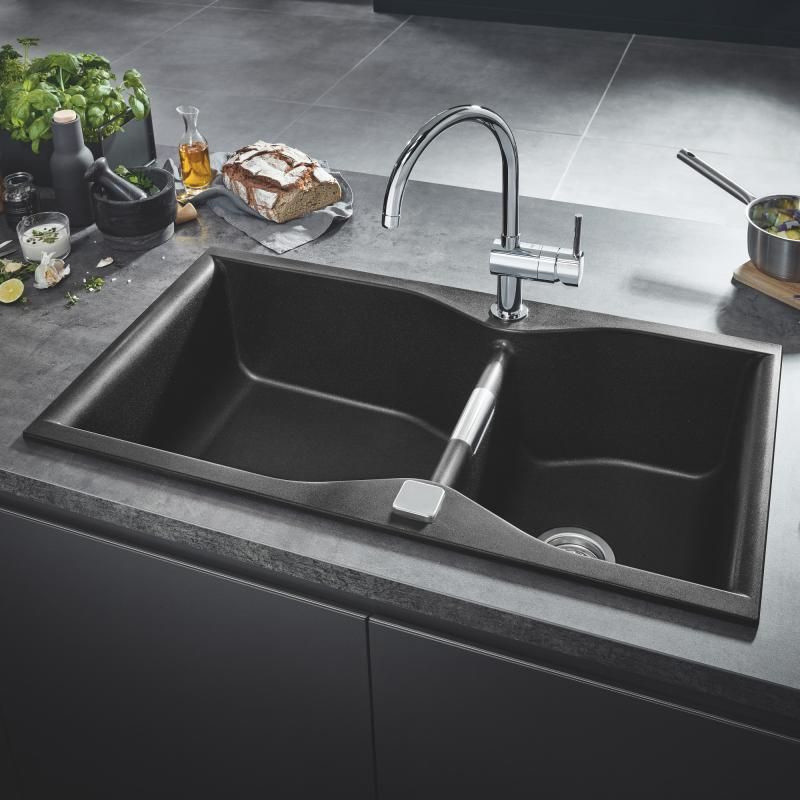 Grohe K700 50x90 cm czarny granit 31658AP0