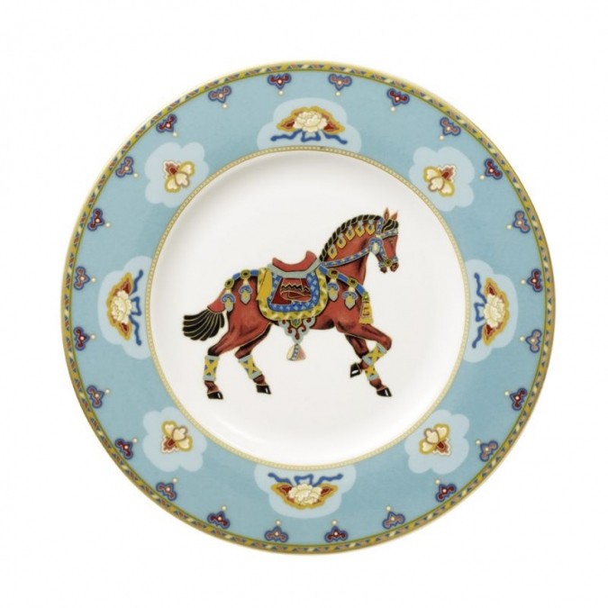 Villeroy & Boch Samarkand Aquamarin Talerz sałatkowy średnica: 22 cm (10-4730-2650)