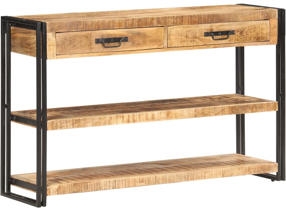 vidaXL Szafka, 120x30x75 cm, lite, surowe drewno mango 321802