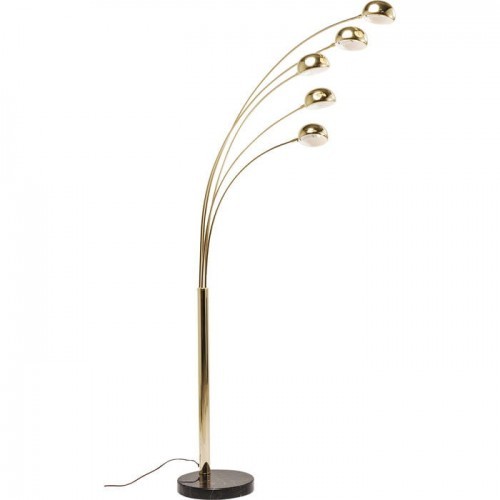 KARE Lampa podłogowa Five Fingers Brass 60631