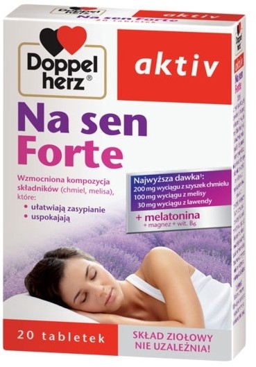 Quiesser Pharma Doppelherz aktiv Na sen Forte x20 tabletek