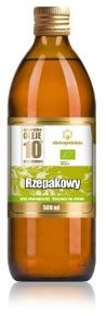 Złoto Polskie Olej rzepakowy Eko na zimno tłoczony Ekologiczny Olej rzepakowy