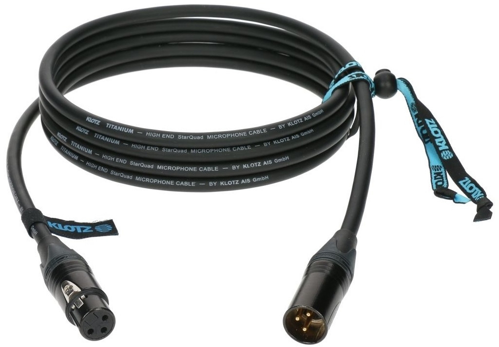 Klotz TI-M1000 profesjonalny kabel mikrofonowy hi-end serii Titanium 10m