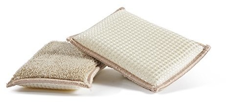Perfetto Eco Perfekt ECO bambusowa gąbka, biurko, wielokolorowa, 13 x 9 x 2,5 cm, 2 sztuki 13951