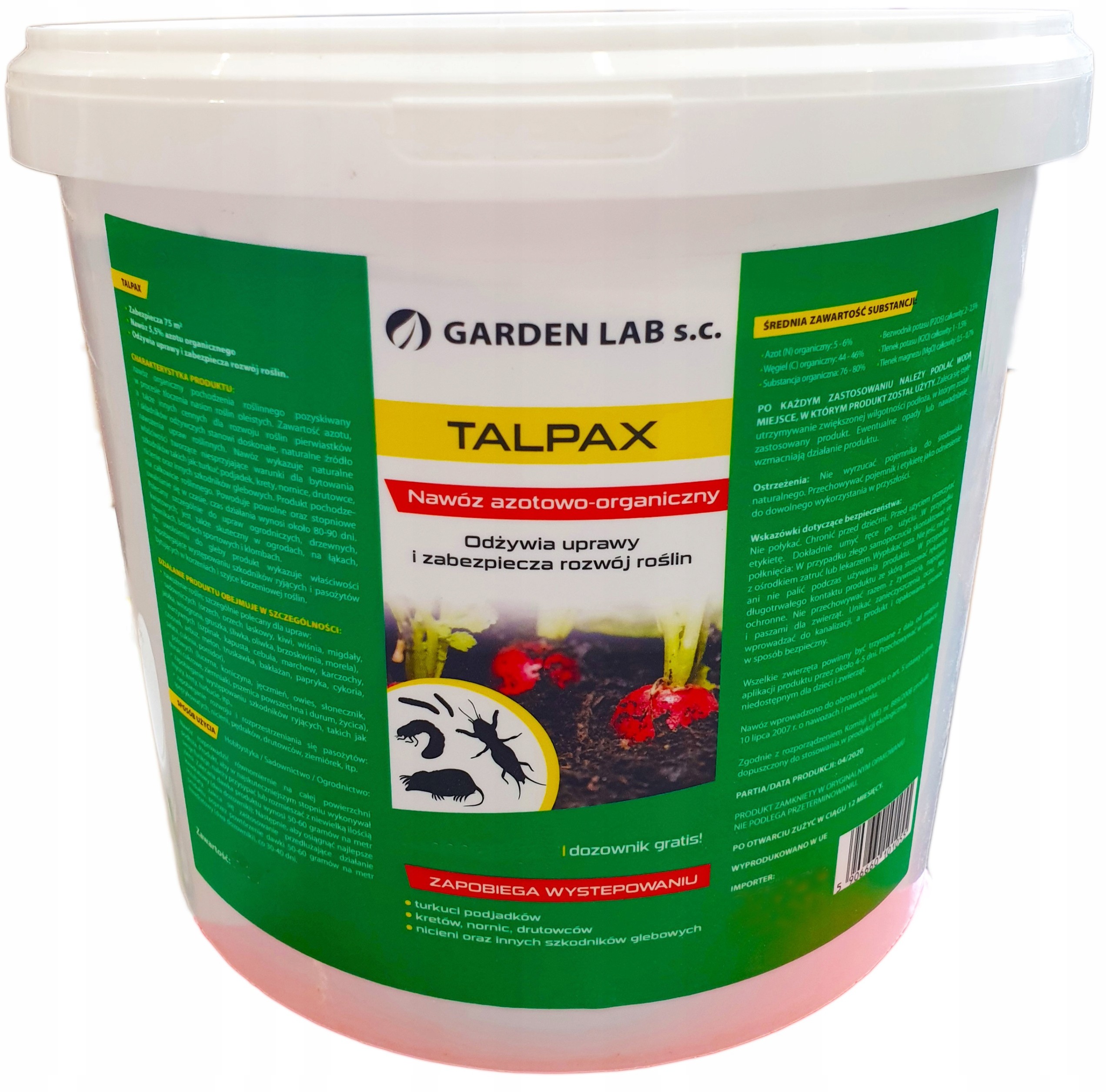 Talpax Talpax Na Pędraki Turkucie Nicienie I Krety 10 Kg