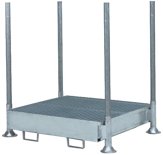 Producent Green Service Paleta Transportowo Magazynowa Mc1 Cynk Powyżej 500 L. 2 Beczki Stal Ocynkowna Nie 35 Cm X 154,5 Cm X 118 Cm MC-1