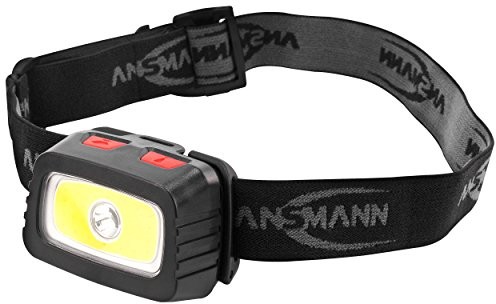 Ansmann lampa czołowa, plastik, czarna, 6.4 x 4.8 x 3.5 cm 1600-0198