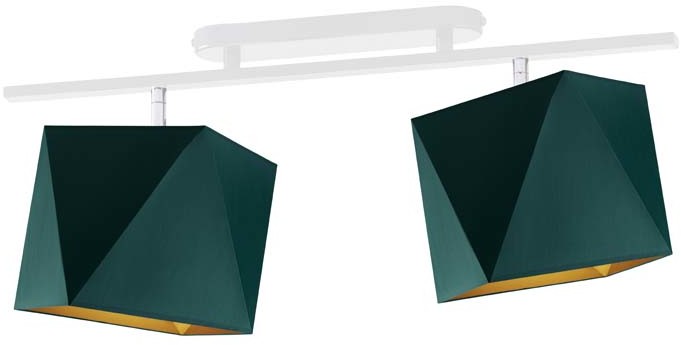 LYSNE Przysufitowa lampa biurowa AKRON GOLD 14567/47