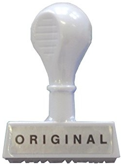 Wedo 19329 łożyska pieczęć tekstowa oryginalne, tworzywo sztuczne, szerokość linii wysokość czcionki wynosi ok. 45 MM, 5,5 MM, ergonomiczny uchwyt, biały 19329