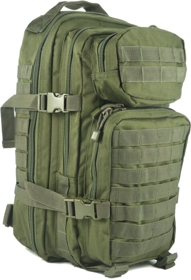 Mil-Tec Plecak wojskowy 2-komorowy Assault Small 20 Olive roz uniw 14002001) 14002001