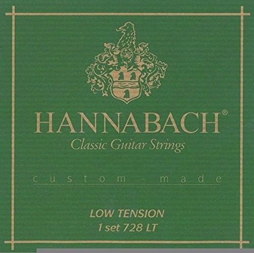 Hannabach 652678 gitara klasyczna, seria 728 Low Tension Custom Made 3 szt. Bass low 652678
