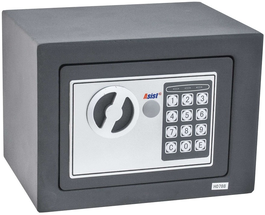 Asist Sejf z kodem numerycznym 230 × 170 × 170 mm ST17BN