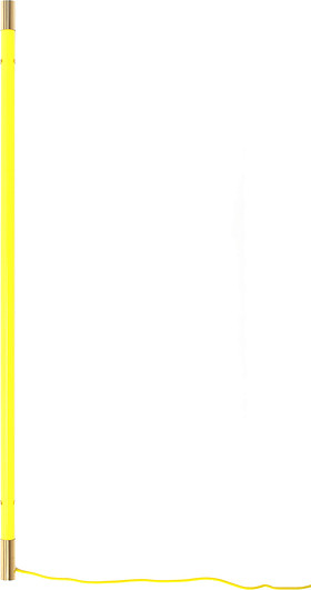 Seletti Lampa LED Linea 127 cm żółta 06940YEL