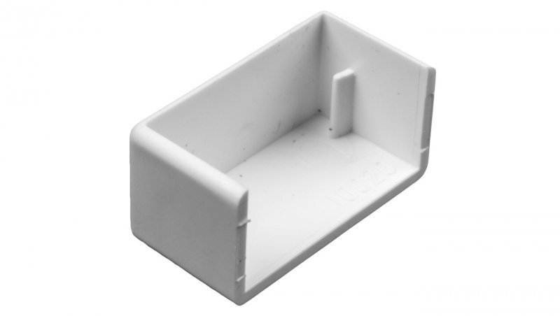 OBO Bettermann Końcówka kanału WDK 20x10 HE10020RW biała 6154514 6154514