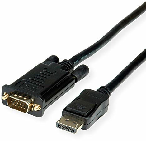 Value Kabel DisplayPort-VGA, DP ST - VGA ST, czarny, 2 m
