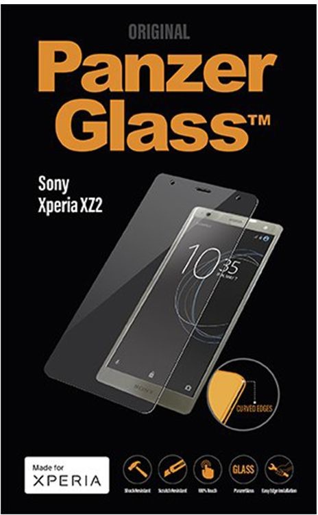 PanzerGlass Clear Szkło hartowane 9H na Sony Xperia XZ2 BEZBARWNY SZKŁO 71720