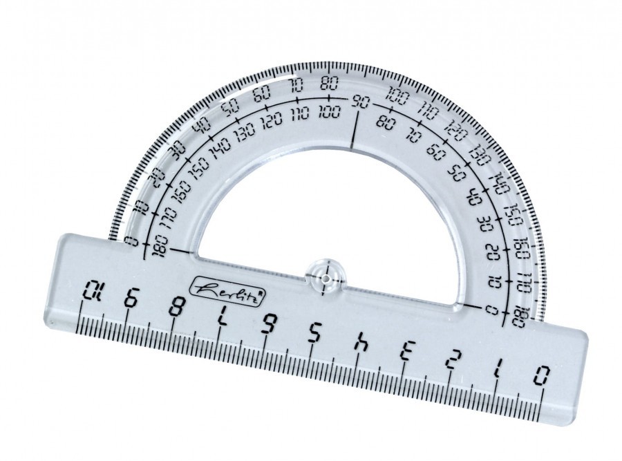 Herlitz Kątomierz Plastikowy 10 cm