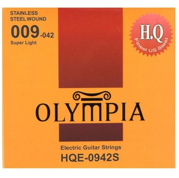 Olympia HQE-0942S struny elektryczne 9-42