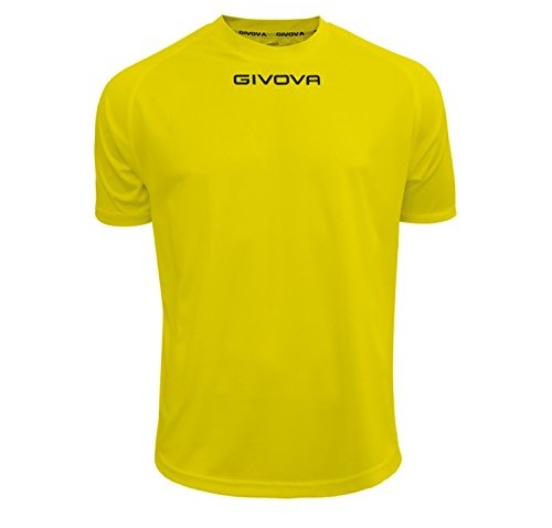 GIVOVA One T-Shirt z krótkim rękawem męski, żółty, l MAC01