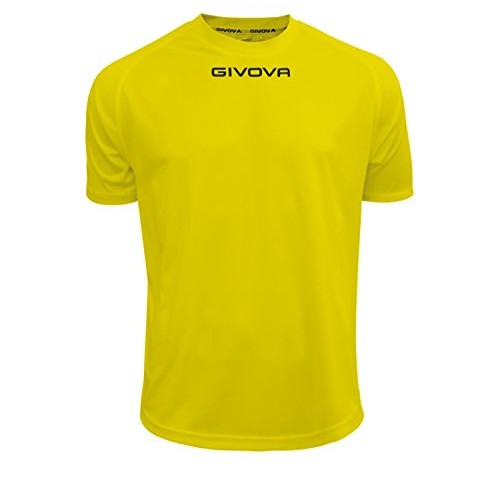 GIVOVA One T-Shirt z krótkim rękawem męski, żółty, l MAC01