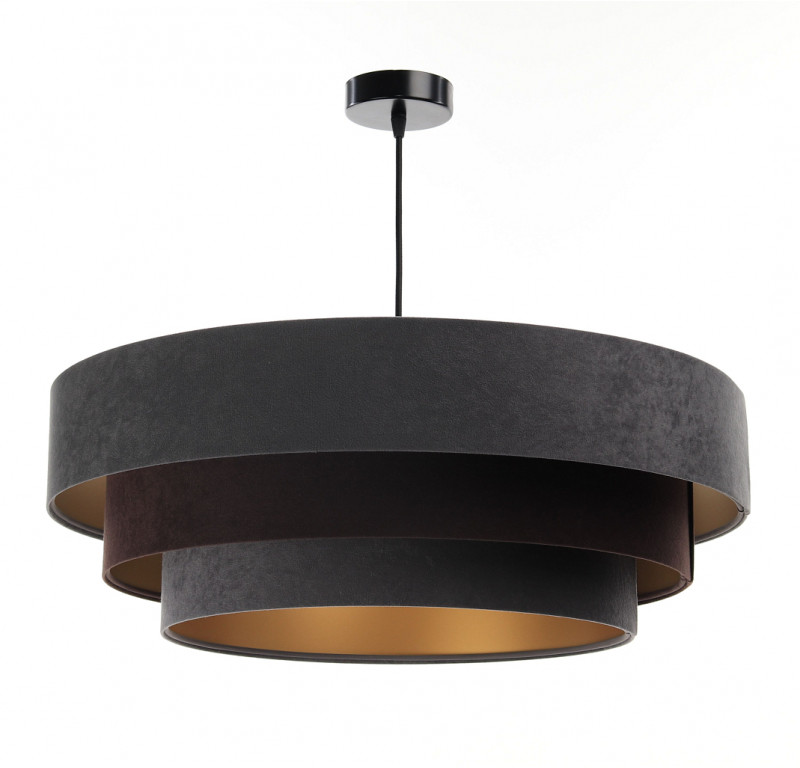 ImoLight Lampa wisząca Dalia Mix Grafitowo-Brązowo-Złota 050-085-60 // IL-Dl-025