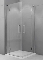 NOVELLINI MODUSA120LD-1K Novellini Modus 1/2 kabiny narożnej A120 część prawa wys 195 cm szkło 6 mm przejrzyste profil chrom