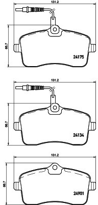 HELLA PAGID - Pagid GmbH) PAGID - Pagid GmbH) 8DB 355 020-671 8DB 355 020-671