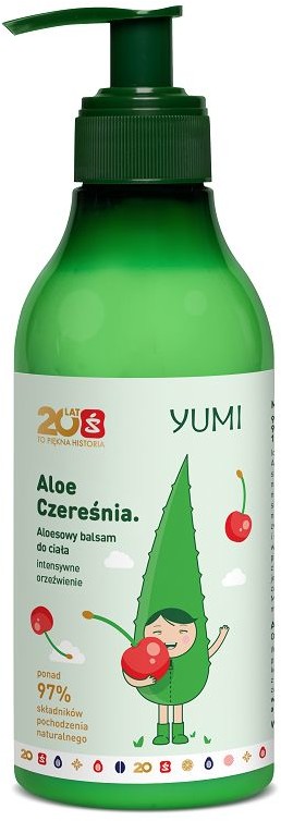 Yumi Yumi - Balsam do ciała Aloe - Czereśnia 300 ml