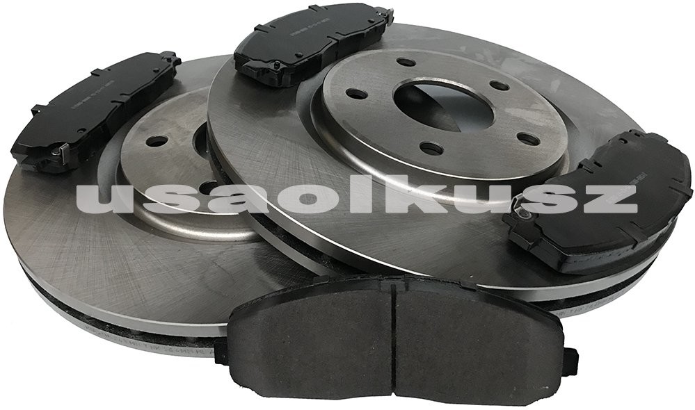 Klocki oraz tarcze hamulcowe przednie 330mm Volkswagen Routan 2012 HTP-CH-043+PMD1589