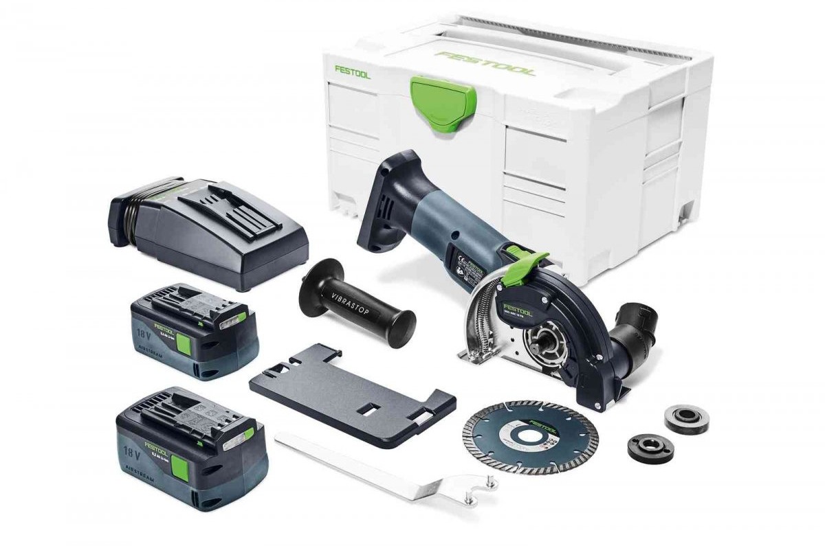 Festool Szlifierka kątowa z osprzętem DSC-AGC 18-125 FH Li 5,2 EBI-Plus 575346