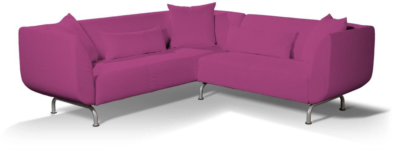 Dekoria Pokrowiec na sofę narożną 3+2 Strömstad jasny popiel Sofa narożna 3+2 Stromstad Etna 652-705-90