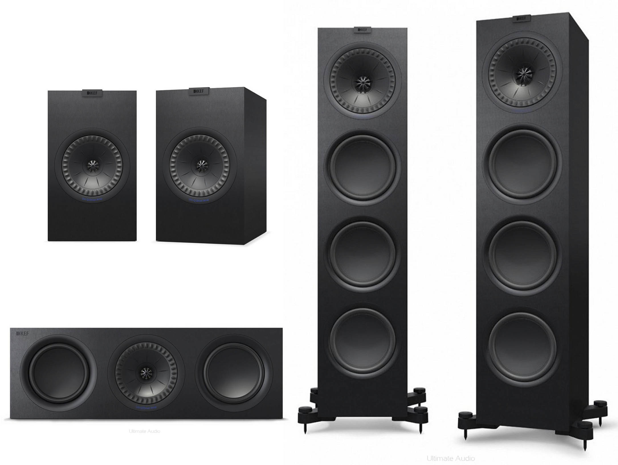 KEF Q950 + Q350 + Q650C