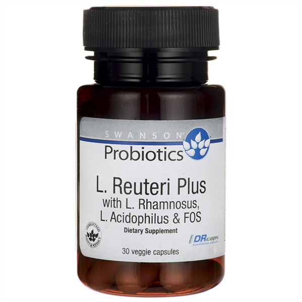 SWANSON Probiotyk L.Reuteri (rhamnosus, acidophilus) 30 kaps