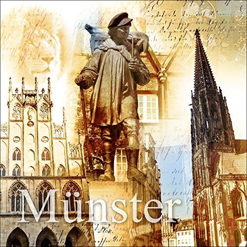 Pro-Art-Bilderpalette Pro-Art g1286 a obraz na ścianę wydruk Giclée 'Münster' 30 x 30 cm, kolorowy, 70 x 70 cm g1286k