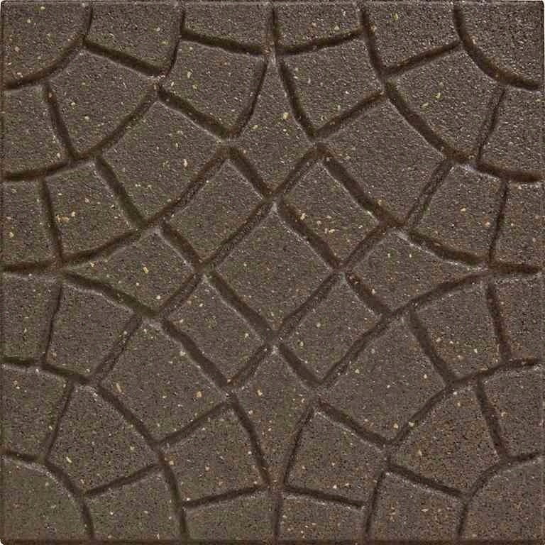 Dekoracyjna płytka Eco ogród bruk brązowa 45x45cm