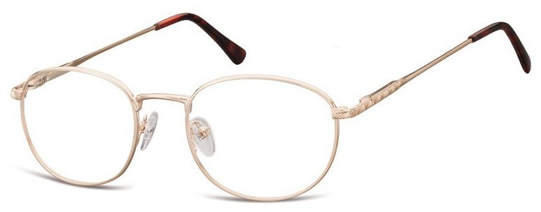 SUNOPTIC Lenonki zerowki Okulary Oprawki korekcyjne 794C zlote