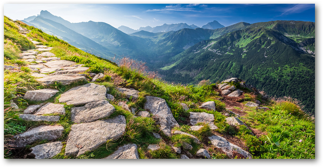 Foto obraz akryl Wschód słońca Tatry