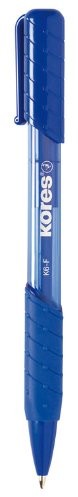 Kores ball point Pen K-PEN K6 pod ciśnieniem, F, 12 sztuki, niebieskie 38611