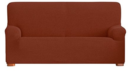 Eysa Dorian elastyczna narzuta na sofę 3-osobową, szenille, 09-pomarańczowy, 37 x 17 x 29 cm F735459