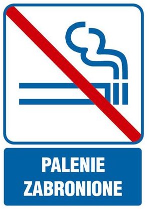 Znak informacyjny PALENIE ZABRONIONE