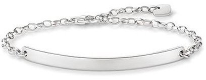 THOMAS SABO Thomas Sabo Love Bridge Classic LBA0098-001-12-L19v bransoletka damska, ze srebra (próba 925), długość 19 cm