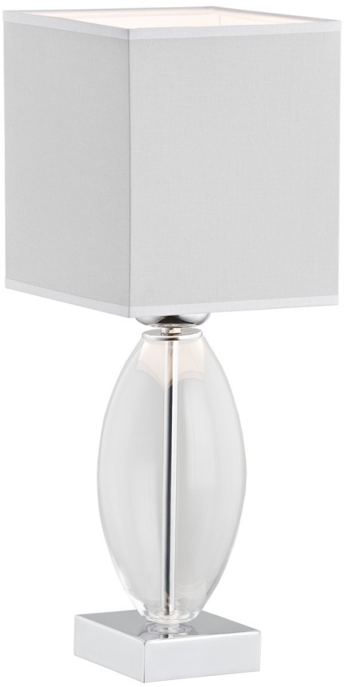 Argon PRZEDSPRZEDAŻ Lampka biurkowa Nicea 1x60W E27 przezroczysta/Szary 3364 ARG