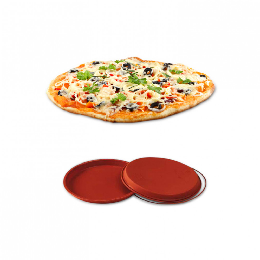 SilikoMart Silikomart Classic 28 Cm Terakota Forma Do Pizzy Silikonowa Wh