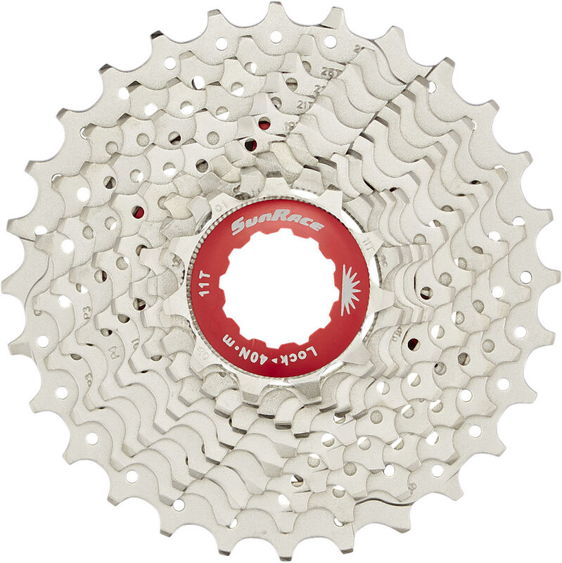 SunRace CSRX1 Kaseta rowerowa 11-rz., metallic 11-28T 2021 Kasety 236024
