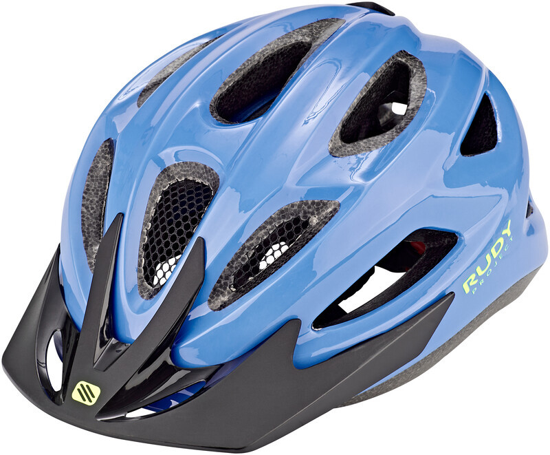 RUDY Project Project Rocky Kask, blue shiny M | 52-57cm 2021 Kaski rowerowe HL700002