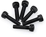 Puig 0147 N blister 6 śrub, M5, 20 mm, czarny 0147N