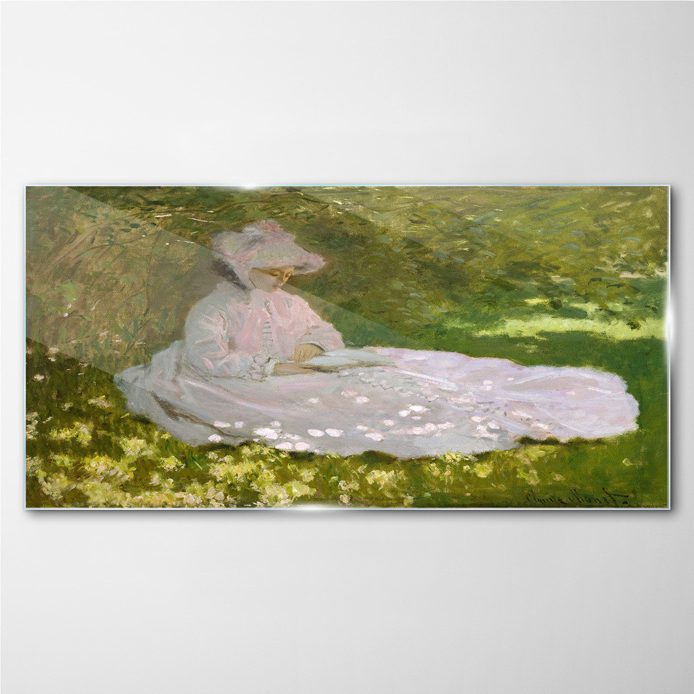 PL Coloray Obraz Szklany Wiosna Monet 120x60cm