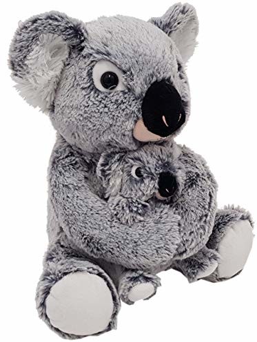 Heunec 247673 Misanimo Koala niedźwiedź z dzieckiem 27 cm, wielokolorowy