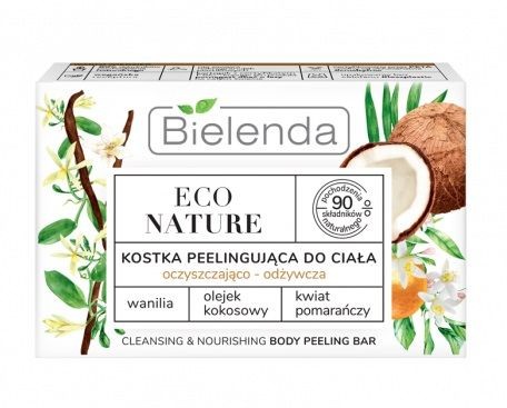 Bielenda ECO NATURE Peelingująca Kostka do Ciała Odżywcza 80g BIEL-2684
