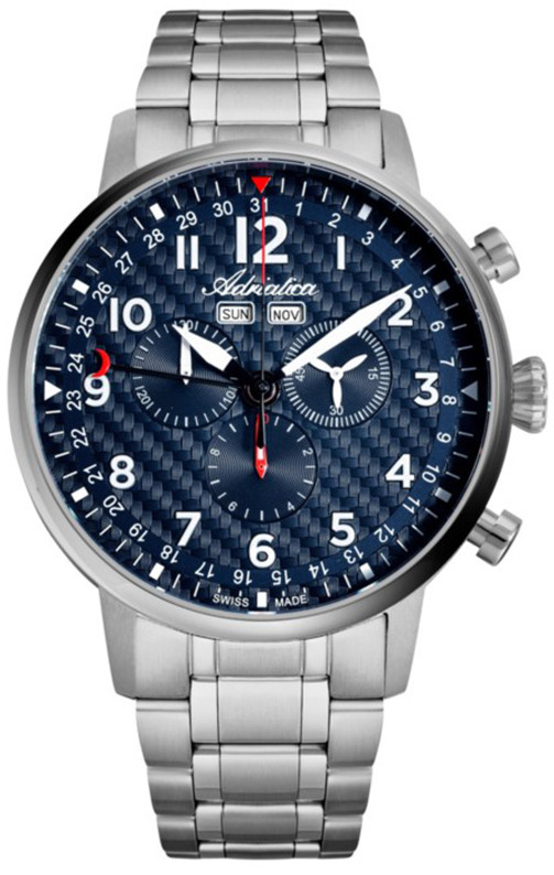 Adriatica Zegarek A8308.4125CH-SET Aviation -